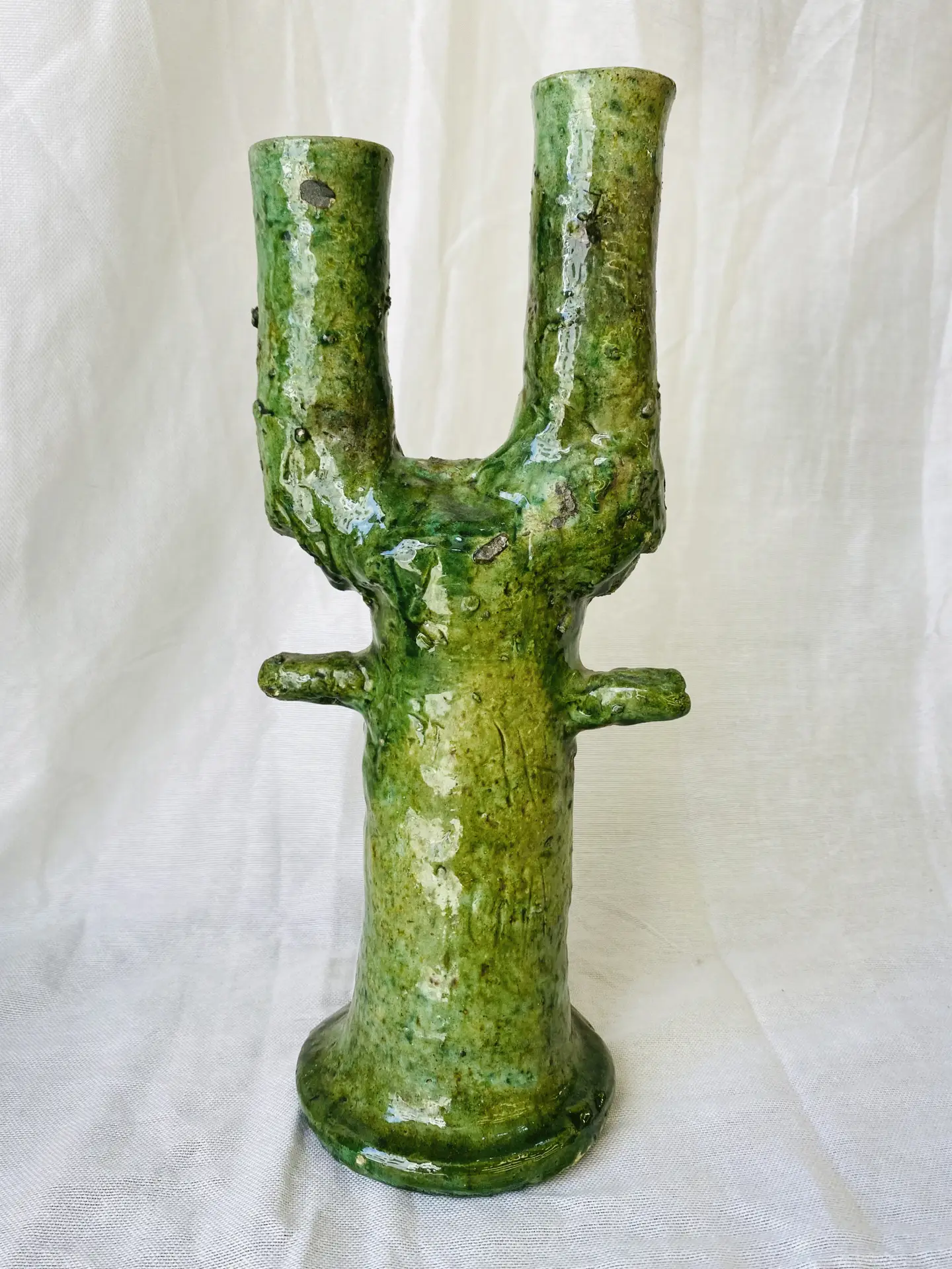 tamegroute candlestick with two holders tamegroute candlestick with two holders